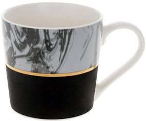 Кружка Marble Gray-Black порцеляна 350мл