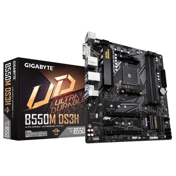 Материнська плата GIGABYTE B550M DS3H | Зображення 1