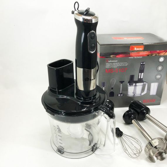 Блендер заглибний багатофункціональний 6 в 1 Domotec MS-5107 800 Вт, Потужний блендер для дому | Зображення 5