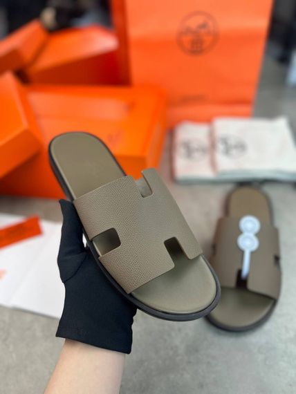 Сланці Hermes Izmir Etoupe чоловічі коричневі ob421 | Зображення 2
