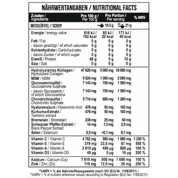 Хондропротектор (для спорта) MST Nutrition Flex Pro 420 g /40 servings/ Mojito | Зображення 2