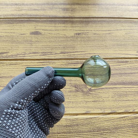 Стеклянная трубка Globe Oil Green | Зображення 1