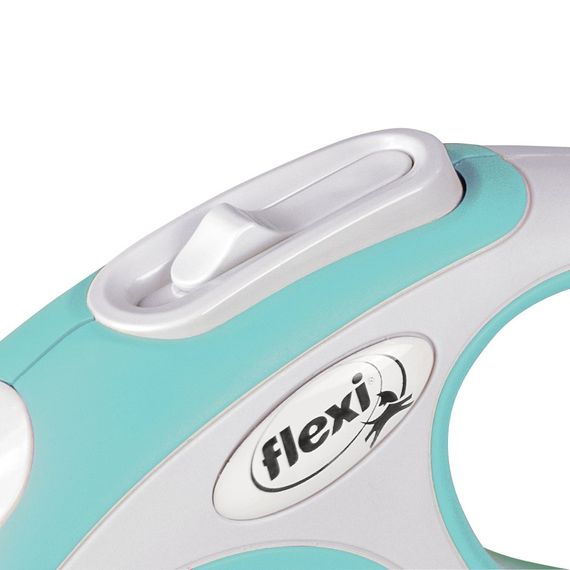 Повідець-рулетка Flexi для собак New Comfort стрічка блакитна розмір XS 3 м/ 12 кг | Зображення 2