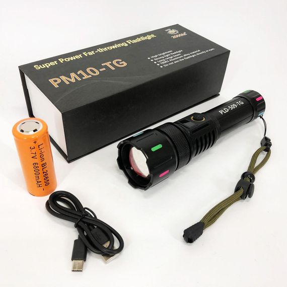 Ліхтар NIGHT VISION FLUORESCENCE XPRO CB-A280-TG з потужним білим і червоним COB LED, Li-Ion акумулятор, Power Bank, ЗУ Type-C, магніт, zoom (47159-A282_312) | Зображення 8