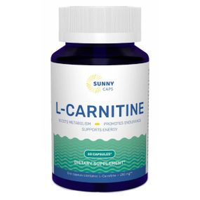 Карнітін Sunny Caps L-Carnitine 250 mg 60 Caps