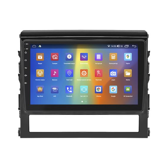 Штатная магнитола Lesko для Toyota Land Cruiser 200 Series Рестайлинг 2 2015-2021 экран 9" 2/32Gb CarPlay 4G | Зображення 1
