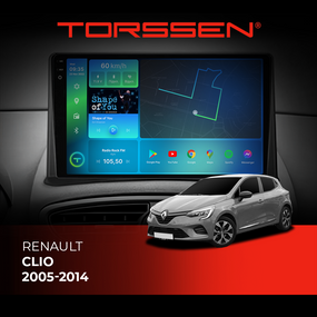 Штатна магнітола Torssen 2K Renault Clio 05-14 F96128 4G Carplay DSP