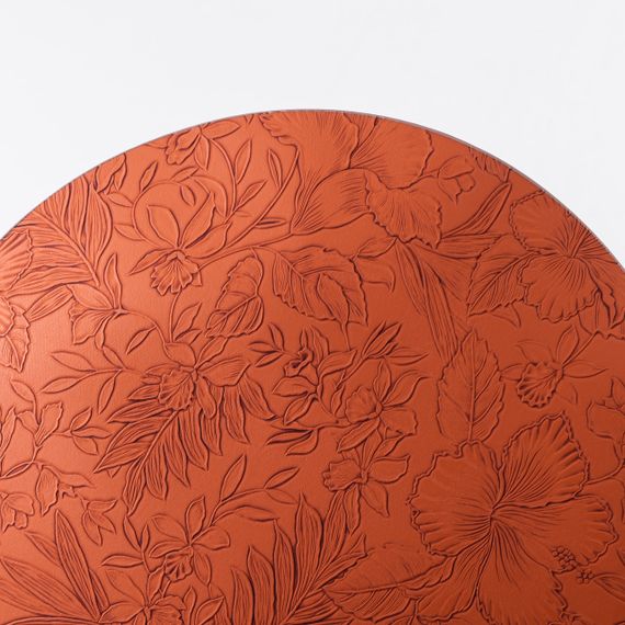 Серветка сервірувальна на стіл кругла Ø38 (см) Коричневий HP-35-8BR | Зображення 3