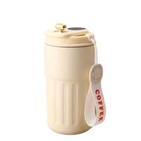 Термокружка Coffee с датчиком температуры 500 мл белая HP-14-10W