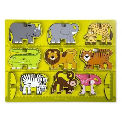 Розвиваюча іграшка Melissa&amp;Doug Деревянная головоломка-укладка Сафари (MD9024)