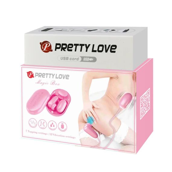 Вакуумний стимулятор із віброяйцем PRETTY LOVE — Magic Box Pink, BI-300055 Sex Aura | Зображення 9