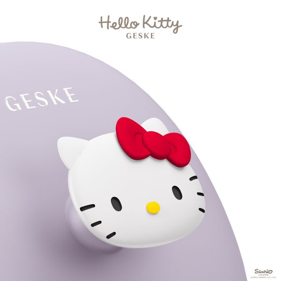 Щітка для обличчя GESKE Facial Brush 3в1 by Hello Kitty з тримачем purple | Зображення 4