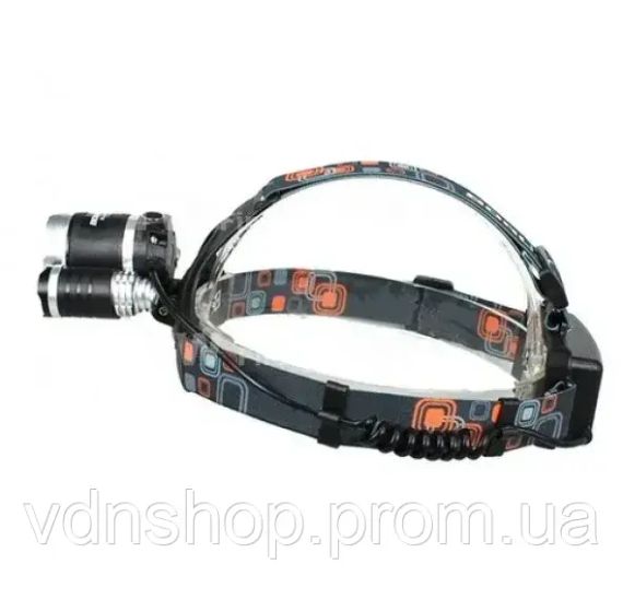 Мощный налобный светодиодный фонарик 3 в 1 RJ-3000, налобный фонарь, светодиодный фонарь | Зображення 7