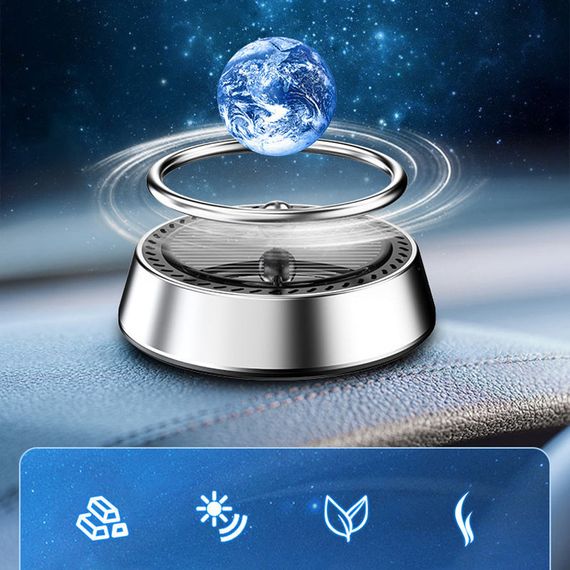 Ароматизатор/освіжувач повітря у машину Planet Earth Silver | Зображення 1