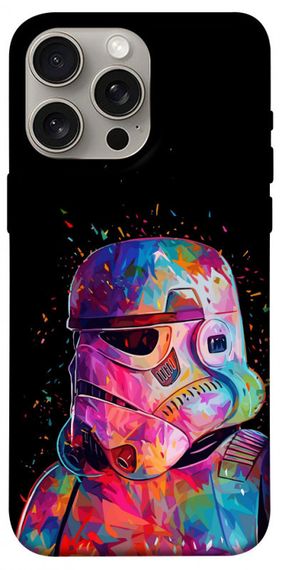Чохол з картинкою Color astronaut для Apple iPhone 15 Pro Max (6.7")