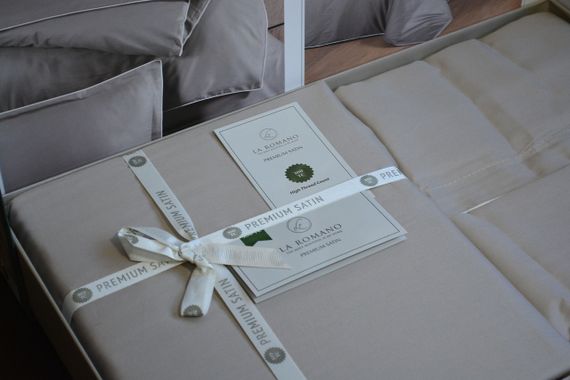 Постельное белье La Romano Premium Satin 200×220 Lucca Rock | Зображення 3