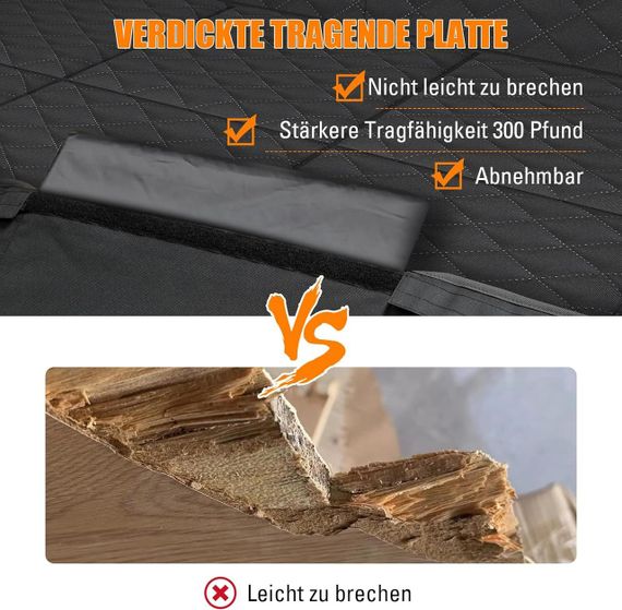 Чехол для перевозки собак на заднее сиденье авто, автогамак водонепроницаемый накидка защитная подстилка | Зображення 2