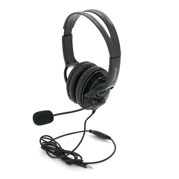 Наушники ведущие Jedel GH-115, с микрофоном и регулировкой громкости, Black | Зображення 2