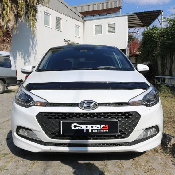 Дефлектор капота (EuroCap) для Hyundai I-20 2014-2020 гг | Зображення 2