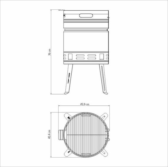 Вугільний гриль Tramontina Barbecue TCP 400 (26500/006) | Зображення 6