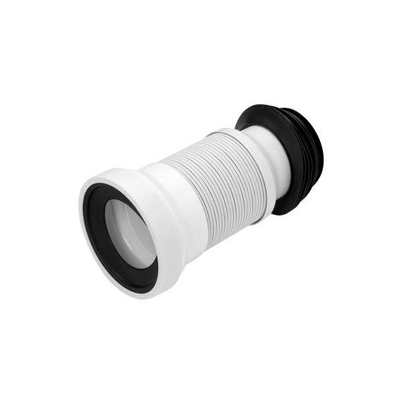 Гофра для унітаза армована Kroner KRP - GA110 D - 110 мм 240-455 мм | Зображення 2
