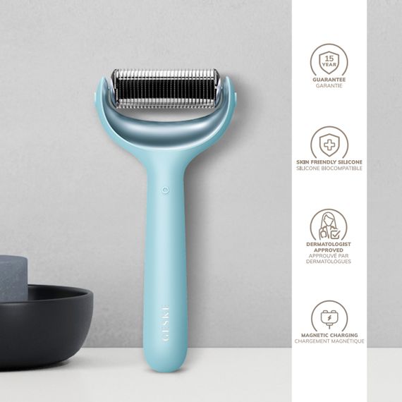 Електронний ролер для обличчя та тіла з мікроголками GESKE MicroNeedle Face&Body Roller 8в1 turquoise | Зображення 2