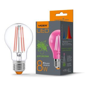 Світлодіодна лампа VIDEX Filament A60FF 08W E27 1200K