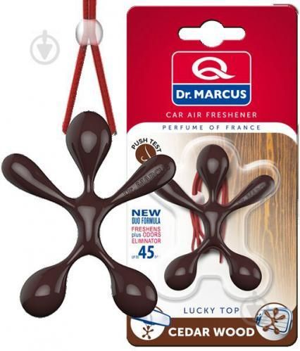 Ароматизатор в машину LUCKY TOP кедрове дерево (Cedar Wood) 054532 пахучка в авто, автопарфюм1