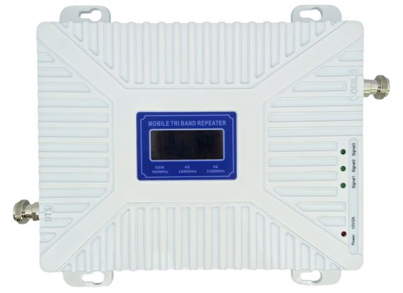 Усилитель мобильной связи интернета GSM репитер ретранслятор полный комплект антенна 12 Дбі  900\1800\2100 МГц | Зображення 7