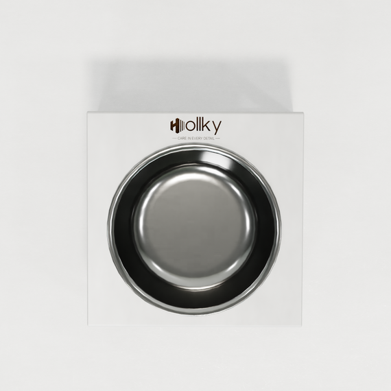 Миска на подставке для кошек и маленьких собак Hollky Base Solo S (1 × 0,45 л) Solo S-18187-GRWH | Зображення 4