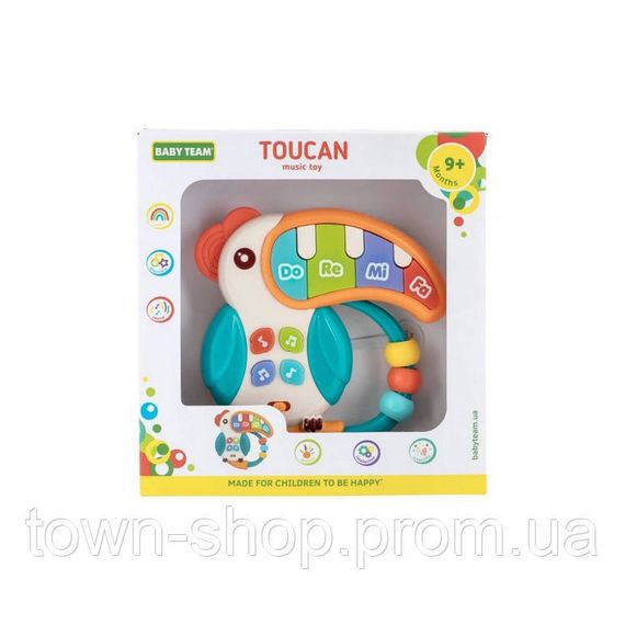 Детская музыкальная игрушка "Тукан" 8646 световые эффекты | Зображення 2