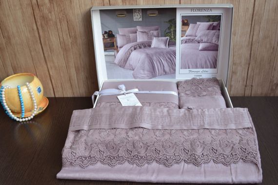 Постільна білизна V.I.P Satin Moonlight 200 х 220 см Florenza Lilac | Зображення 5