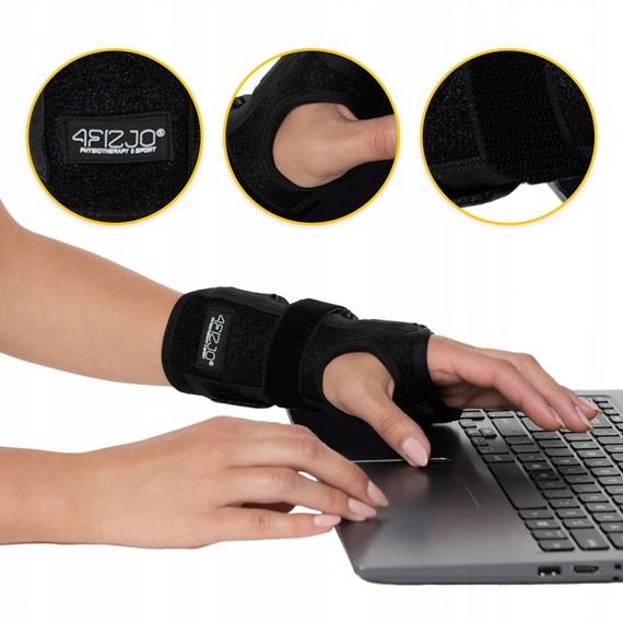 Фіксатор (бандаж) для зап'ястя 4FIZJO ліва рука 1 шт 4FJ0482 (P-5907739319227) | Зображення 9