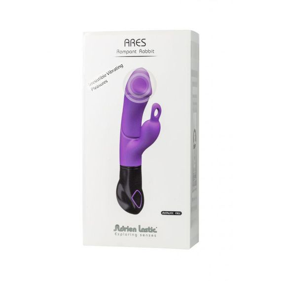 Вібратор-кролик Adrien Lastic Ares з петелькою для пальця Sex Aura | Зображення 1