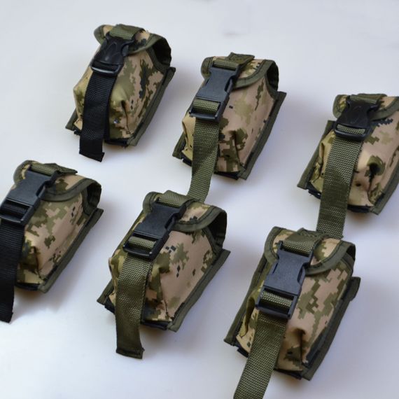 Качественный Подсумок под гранату из кордуры пиксель MOLLE для FT-170 гранаты тактический | Зображення 6