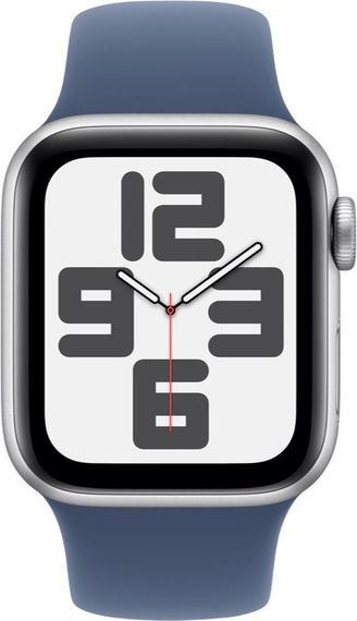 Смарт-годинник Apple Watch SE 2 GPS 40mm Silver Aluminium Case w. Denim Sport Band - S/M (MXEC3/MXFV3/MXGF3) | Зображення 2