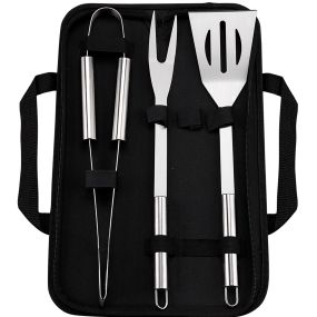 Набор аксессуаров для барбекю, мангала, гриля 3 предмета 40х10х5 см мангальные принадлежности HP-20-71