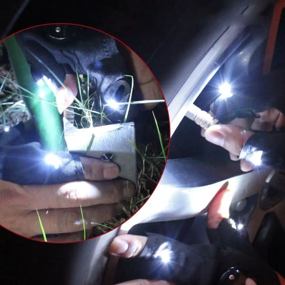 Рукавичка з вбудованим ліхтариком Glove Light, 1 шт., Чорний/Рівчатки з ліхтариком | Зображення 9