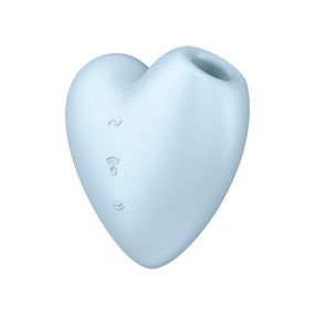 Вакуумный стимулятор клитора Cutie Heart цвет: голубой Satisfyer (Германия) Sex Aura