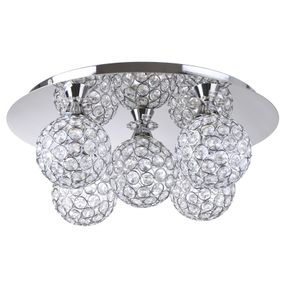 Люстра потолочная с подсветкой LED G9 40W CH (BR-01 368C/5)