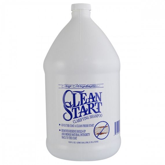 Шампунь Chris Christensen Clean Start для собак та котів для догляду за шерстю 3,8 л