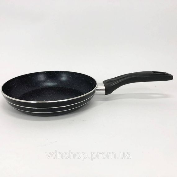 Алюмінієва сковорода з антипригарним покриттям, Зручна сковорода для дому глибока для дому VE-13 | Зображення 8