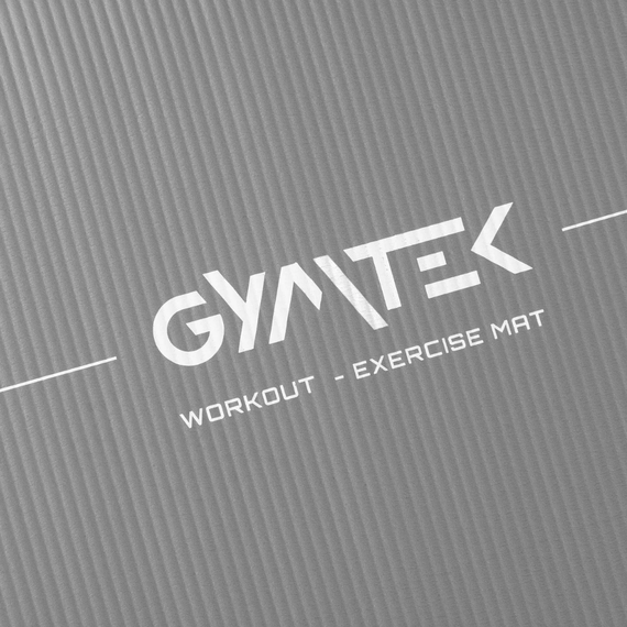 Килимок (мат) для фітнесу Gymtek NBR 1,5см сірій | Зображення 3