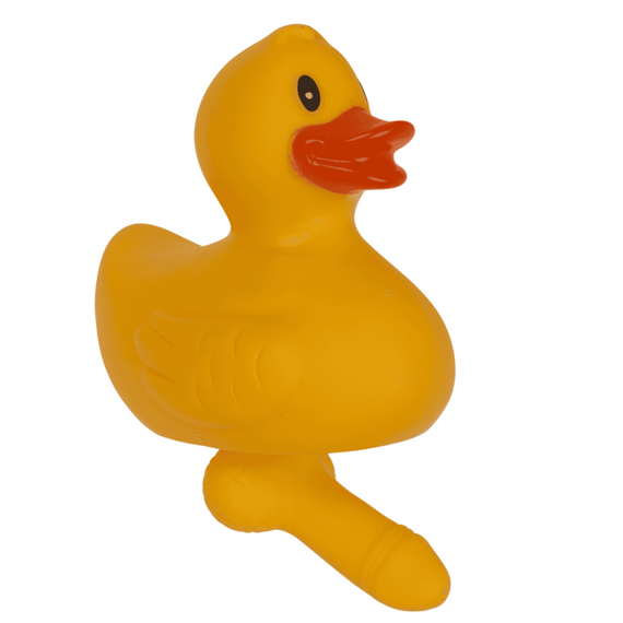 Гумова качечка з пенісом Duck With Dick Sex Aura | Зображення 2