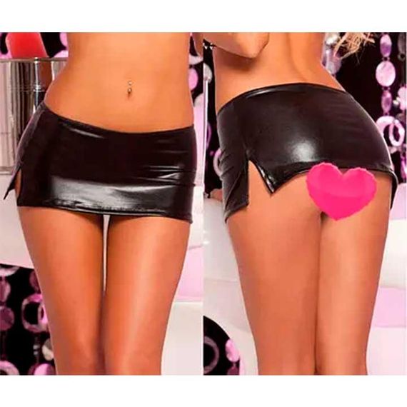Латексная мини-юбка XS-S | Зображення 2