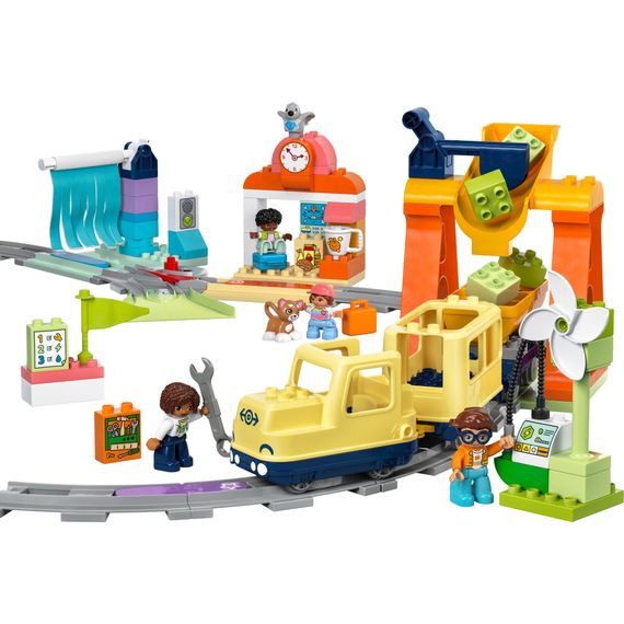 Конструктор LEGO DUPLO Town Великий інтерактивний громадський потяг (10428-) | Зображення 1