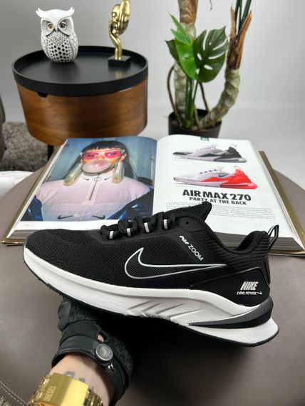Чоловічі кросівки Air Zoom Black White  (текстиль) A4081 43 28 | Зображення 3