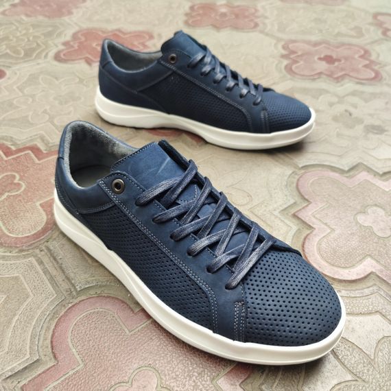 Літні сині кеди на білій підошві 39 40 44 розмір | Зображення 4