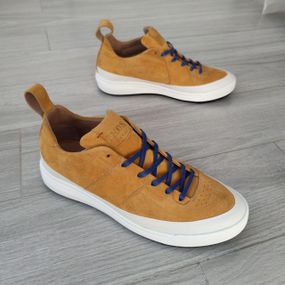 Стильные желтые кеды из замши 43 размер – на стопу 28,4 см