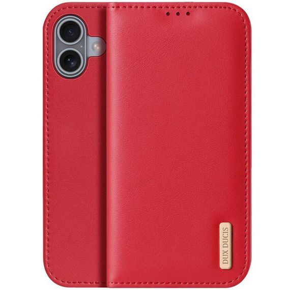 Чохол-книжка Dux Ducis Hivo для Apple iPhone 17 (6.3") Brown Red